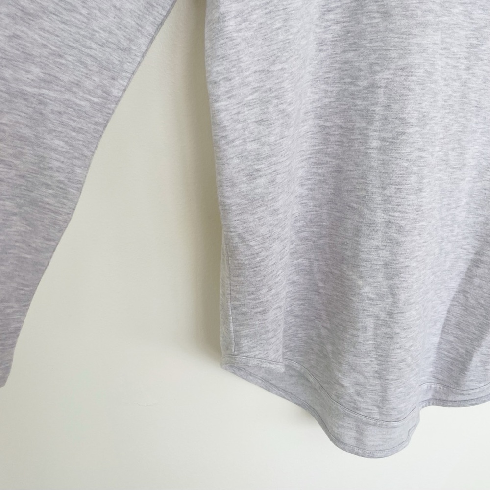 Lou & Grey Signaturesoft Cowl Top Heathered Grey M Medium - Picture 5 of 7